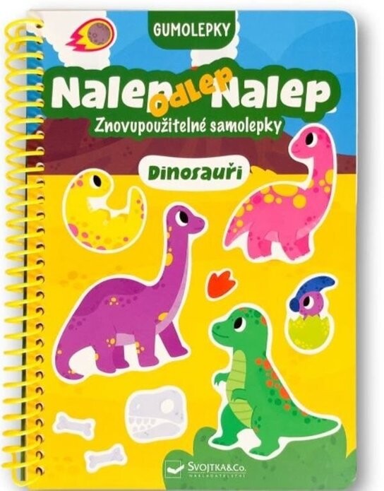 Nalep, odlep, nalep! Gumolepky Dinosauři