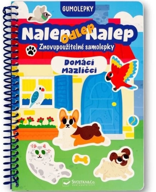 Nalep, odlep, nalep! Gumolepky Domácí mazlíčci