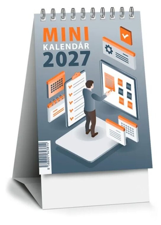 Mini kalendár 2027 - stolový kalendár