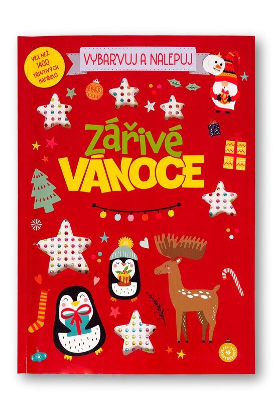 Vybarvuj a nalepuj Zářivé Vánoce