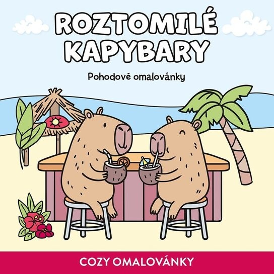 Roztomilé kapybary - COZY omalovánky