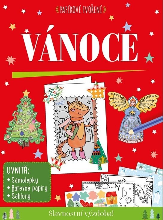 Papírové tvoření Vánoce