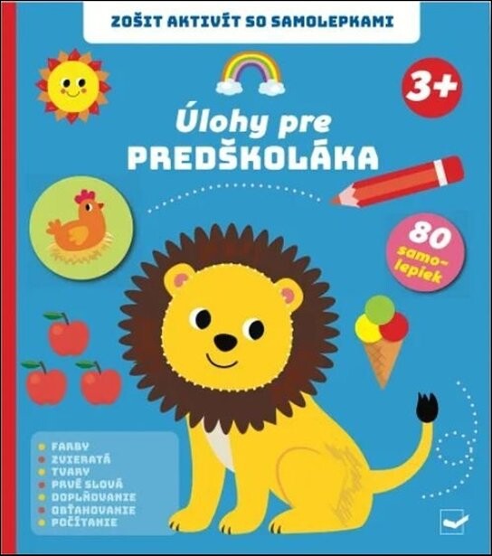 Zošit aktivít so samolepkami Úlohy pre predškoláka 3+