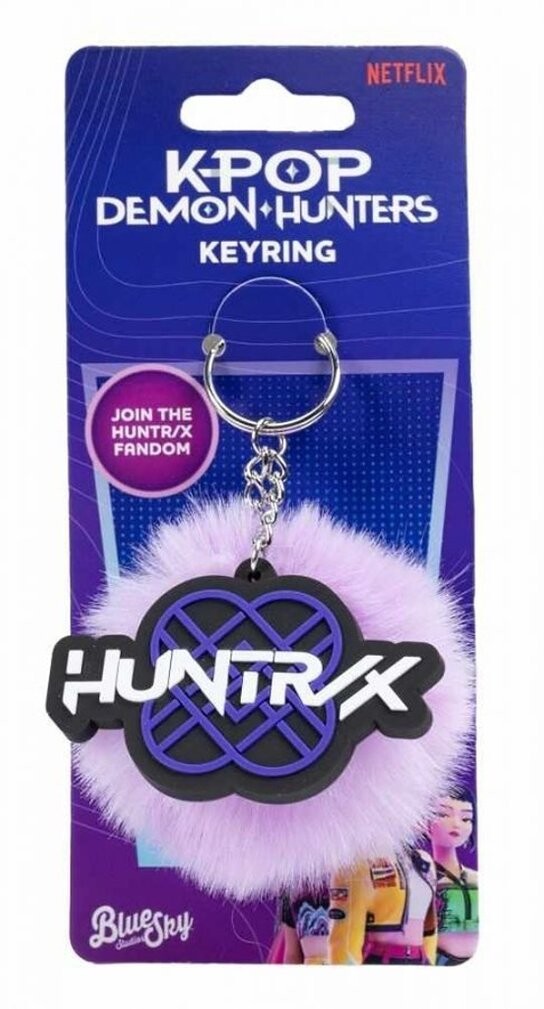 K-pop Demon Hunters pom pom klíčenka Huntrix