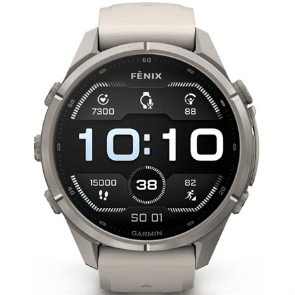 Garmin fenix® 9 Pro – 43 mm, AMOLED, Titanium - Fog Gray