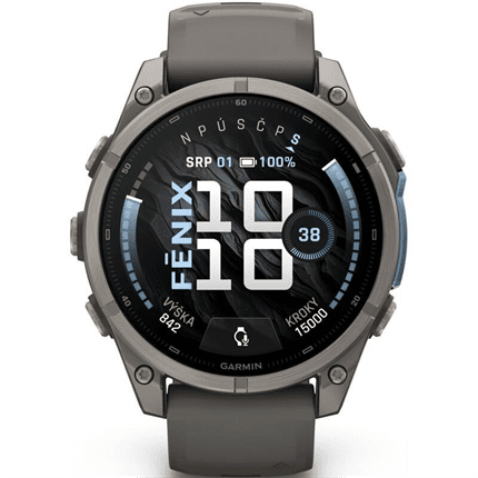 Garmin fenix® 9 – 47 mm, AMOLED, Titanium - Pebble Gray