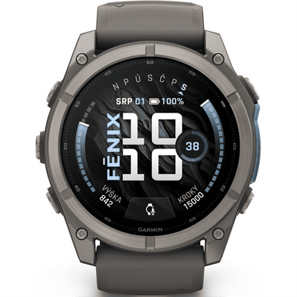 Garmin fenix® 9 – 51 mm, AMOLED, Titanium - Pebble Gray