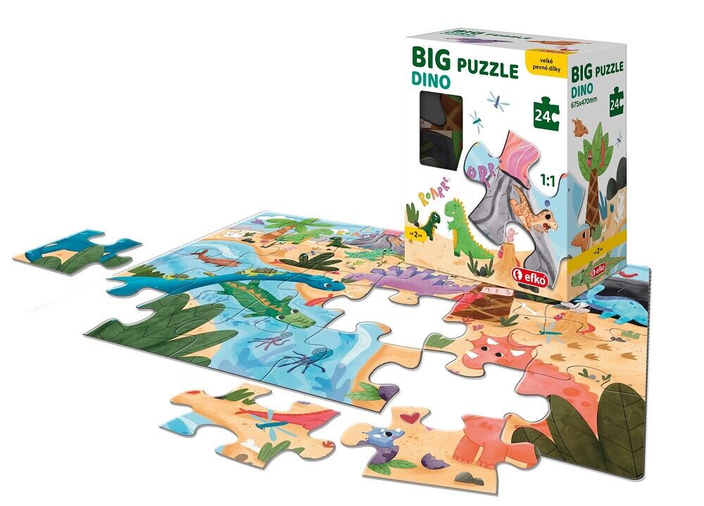 Efko Puzzle BIG – Dino 24 dílků