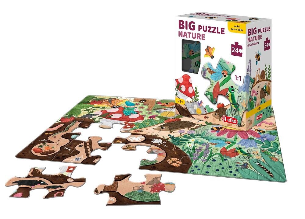 Efko Puzzle BIG – Nature 24 dílků