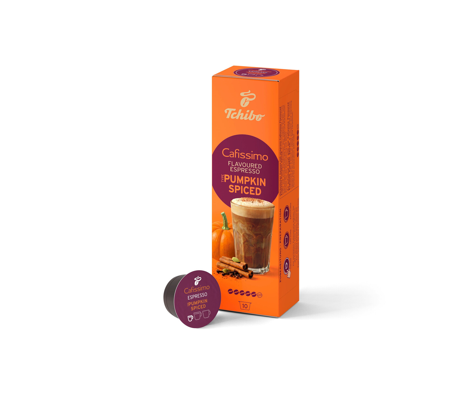 Cafissimo Flavoured Espresso − Pumpkin Spiced − 10 kapslí - Intenzita: 5/6