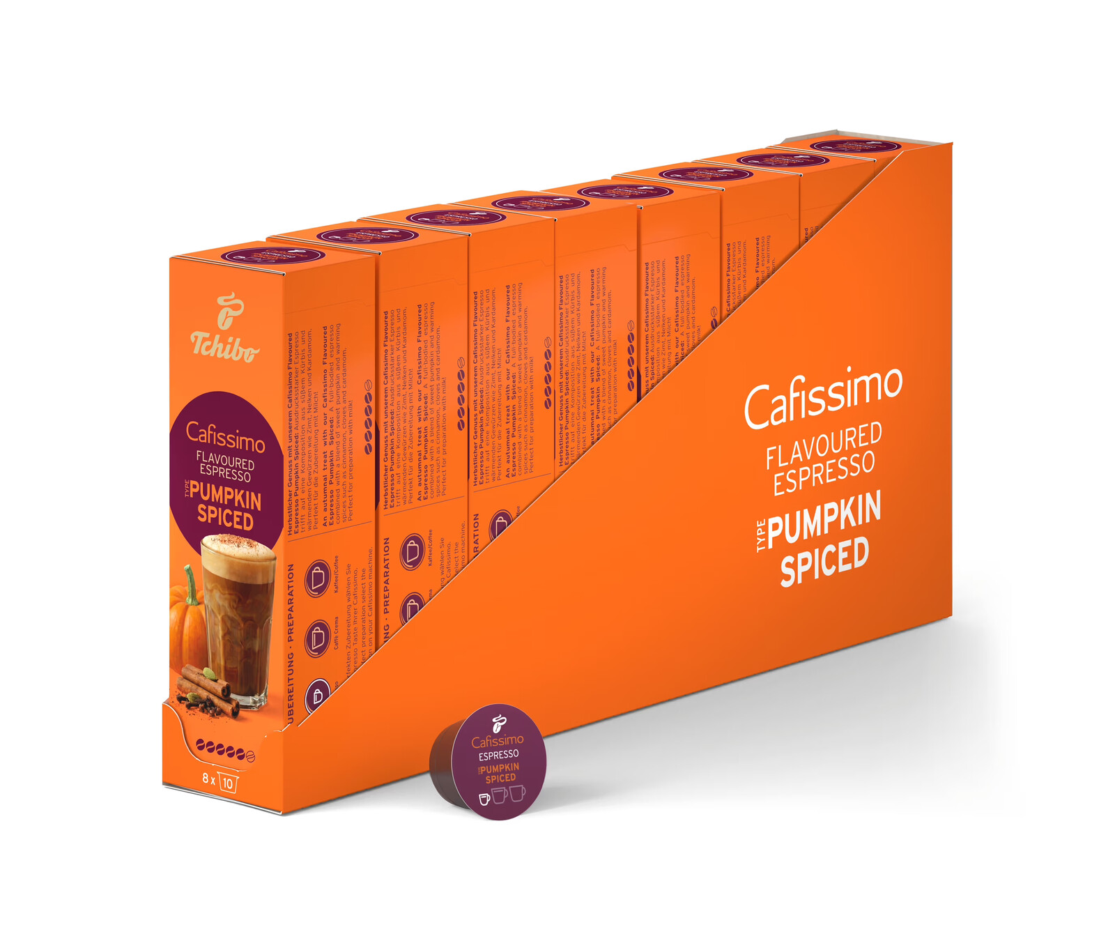Cafissimo Flavoured Espresso − Pumpkin Spiced − 80 kapslí - Intenzita: 5/6