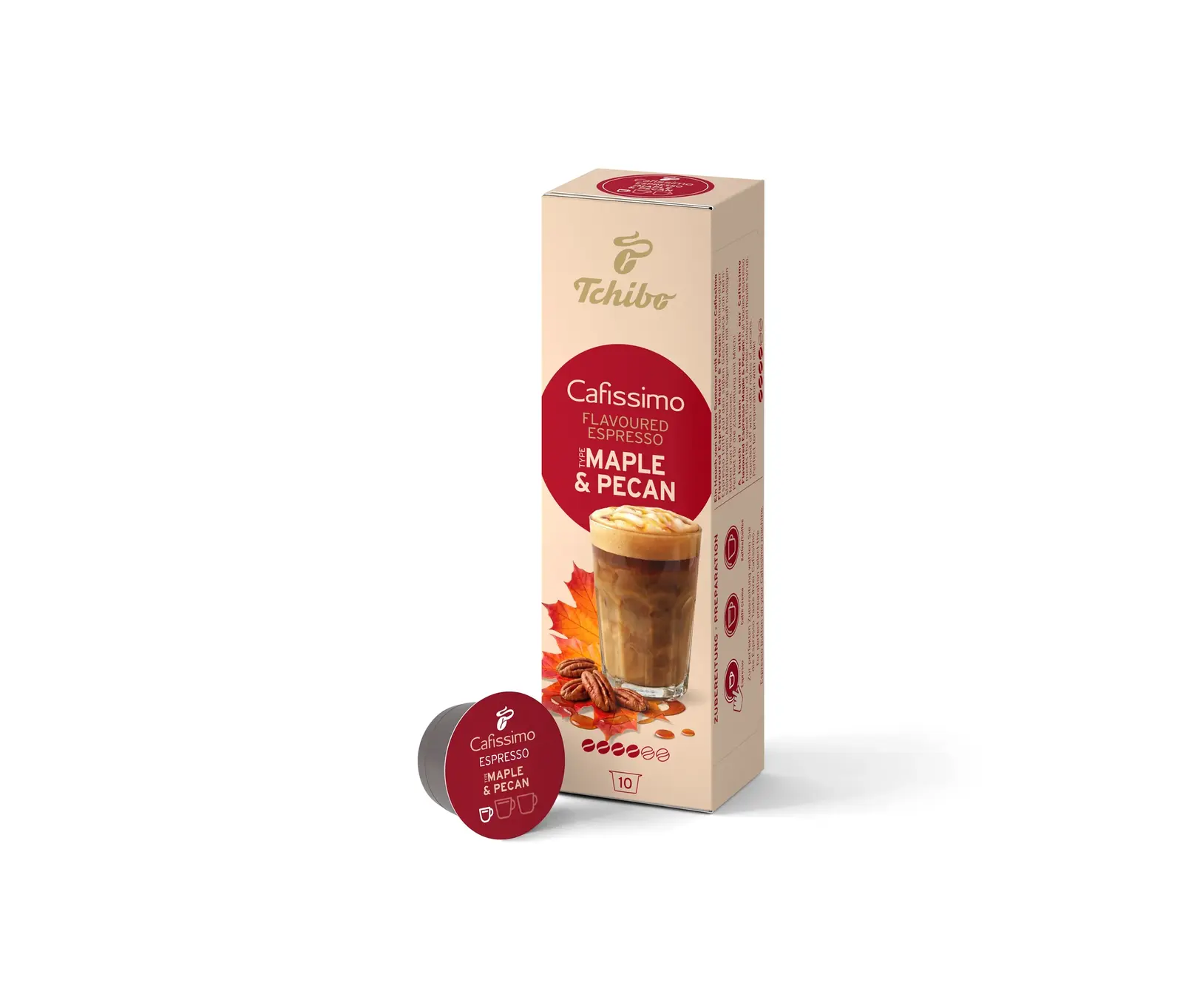 Cafissimo Flavoured Espresso − Maple & Pecan − 10 kapslí - Intenzita: 4/6