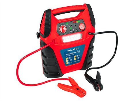 Jump starter s kompresorem BLOW 5v1, 12 V, 400 A