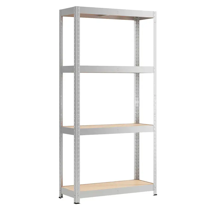 Kovový skladový regál 175 pozink 150x70x30 - 4 police/175 kg