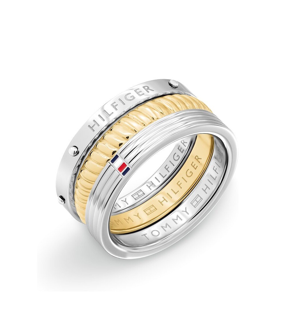 Tommy Hilfiger Fashion ocelový bicolor prsten 2781063 56 mm