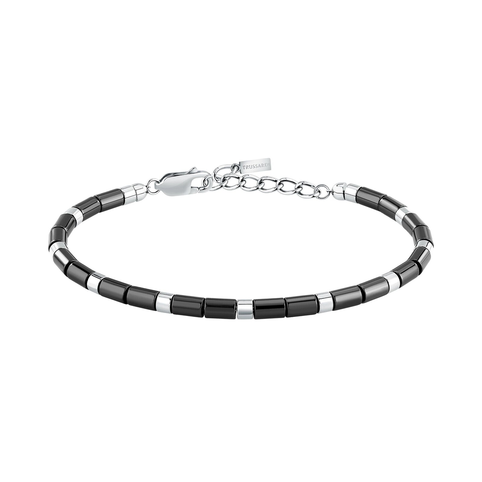 Trussardi Keramický korálkový náramek pro muže T-Ceramic TJAXE06