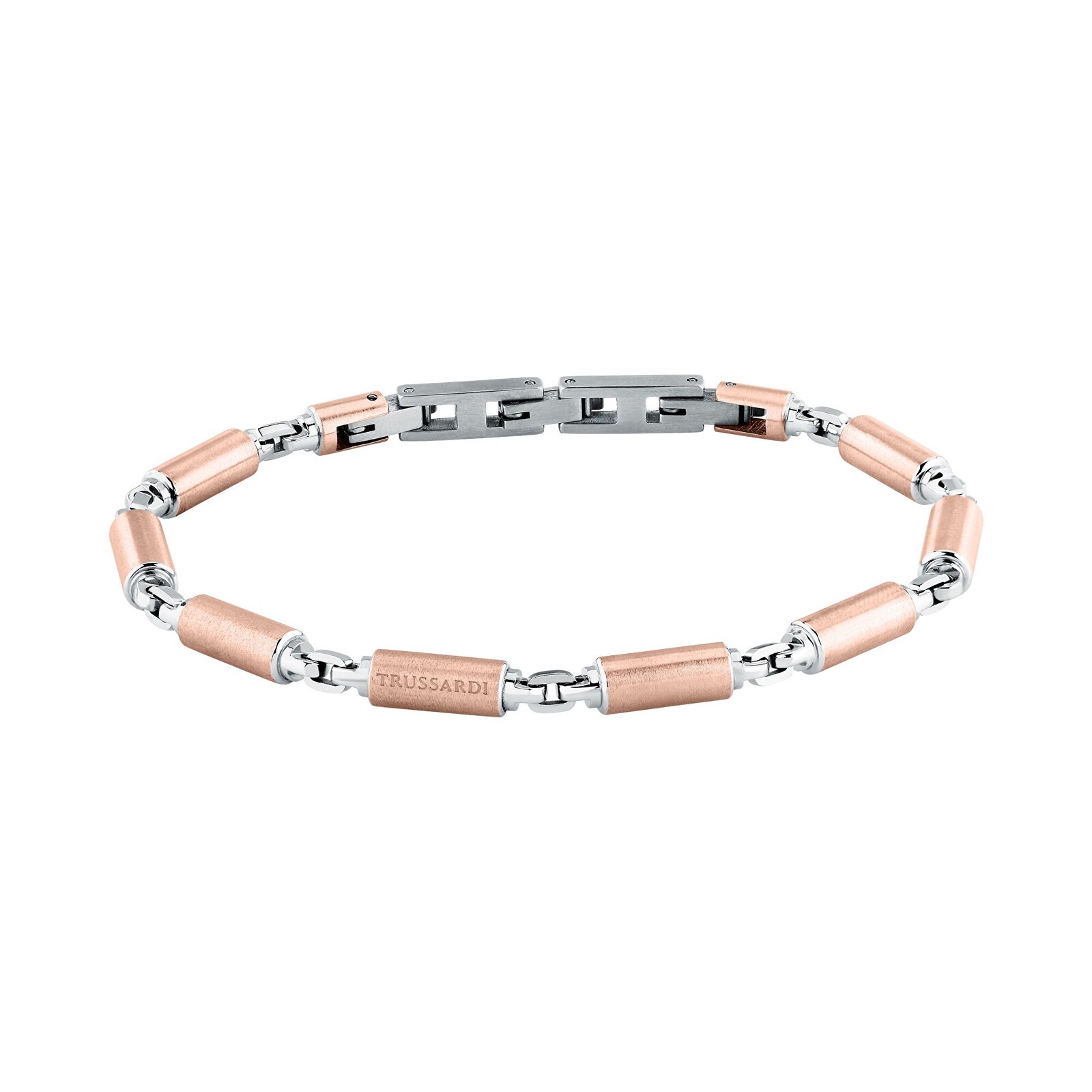 Trussardi Bicolor pánský náramek z oceli T-Steel TJAXV62