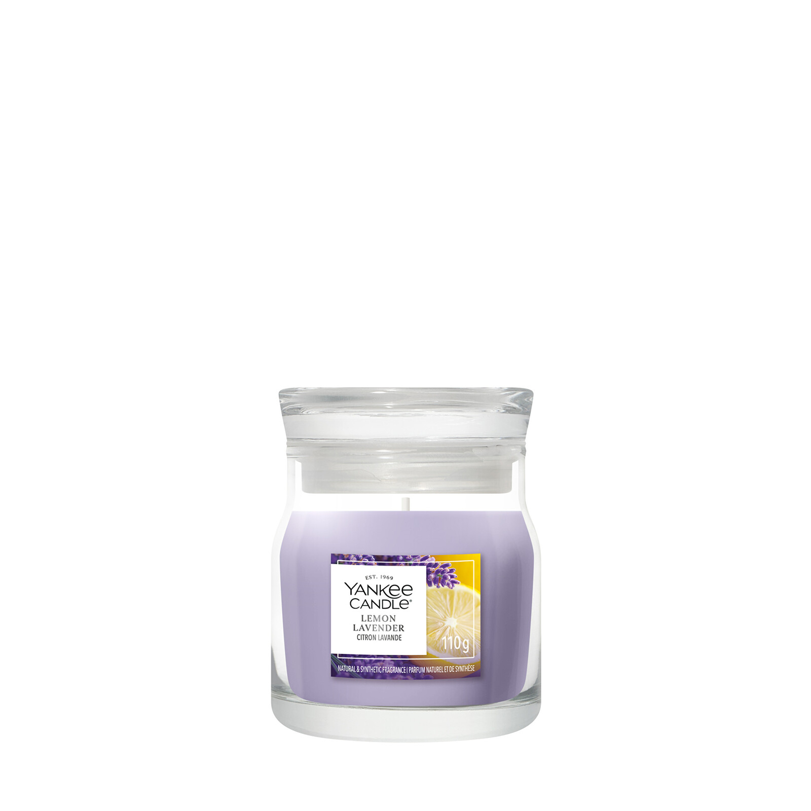 Yankee Candle Aromatická svíčka Signature sklo malé Lemon Lavender 110 g
