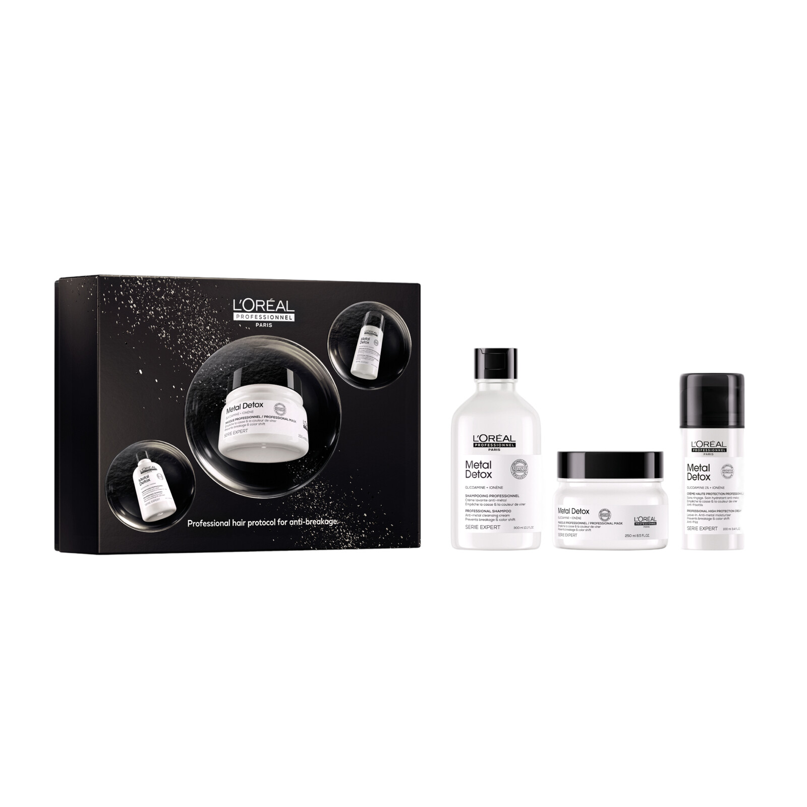 L'Oréal Professionnel Dárková sada Metal Detox Trio