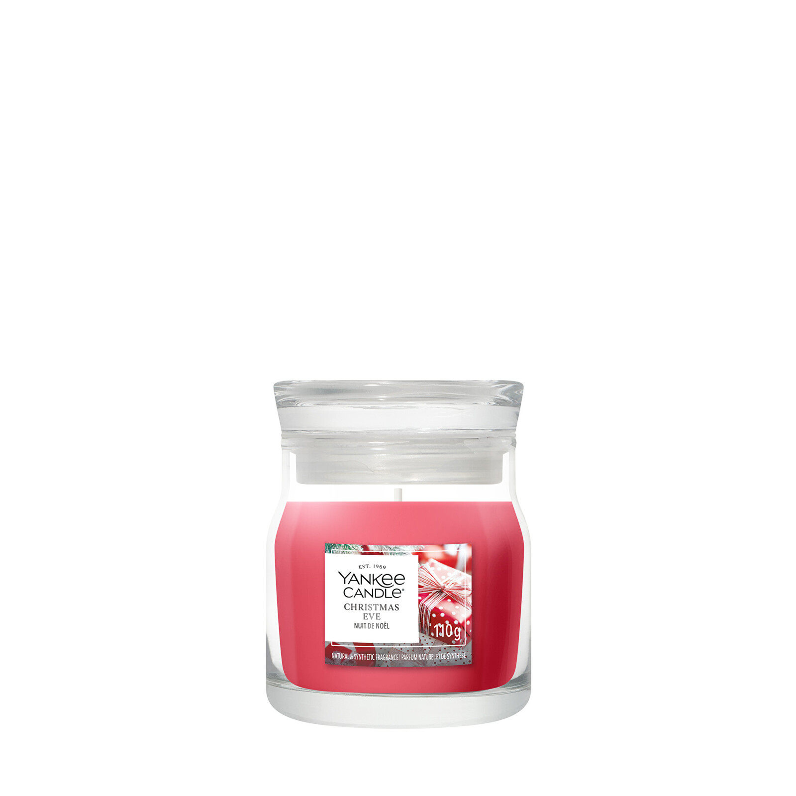 Yankee Candle Aromatická svíčka Signature sklo malé Christmas Eve 110 g