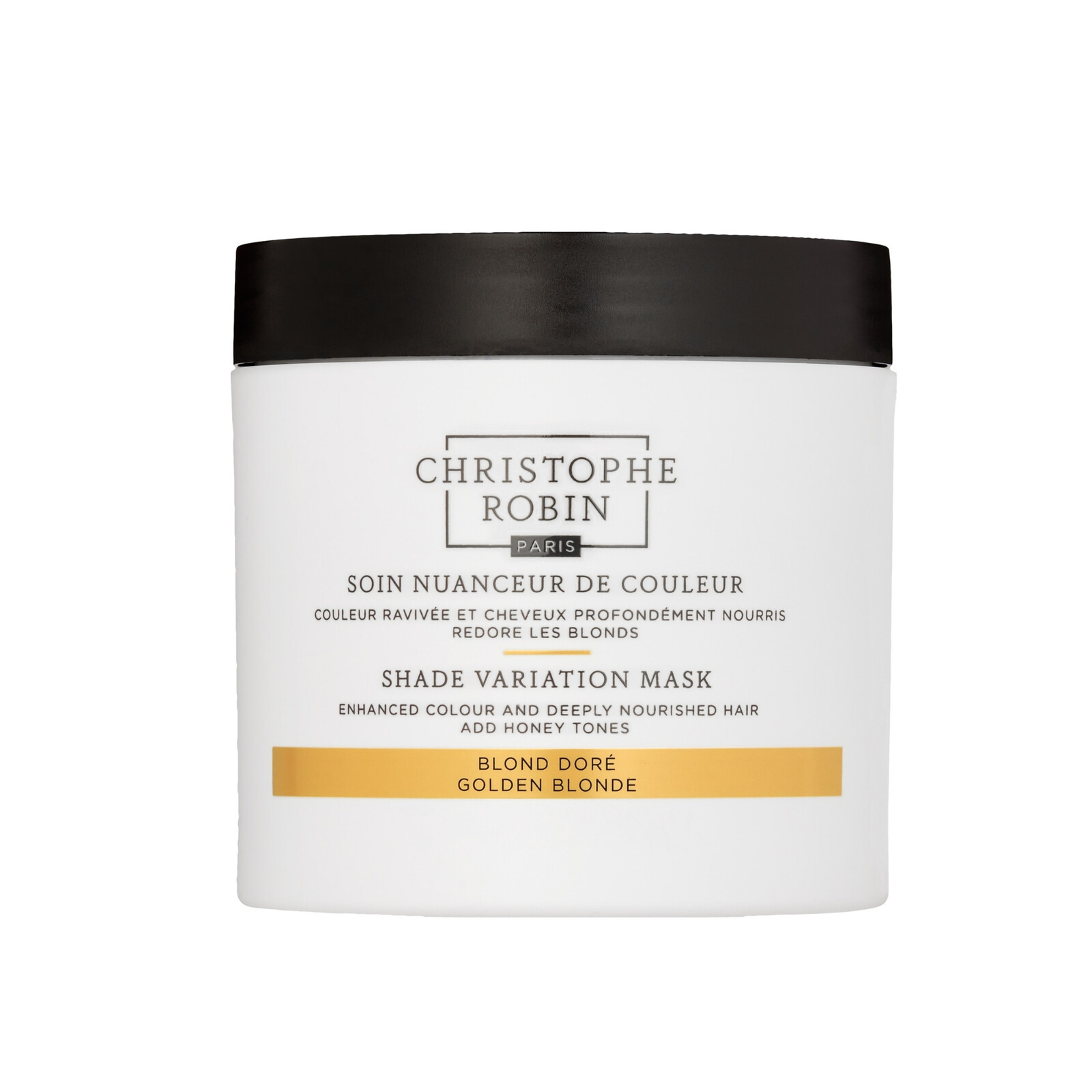 Christophe Robin Tónovací maska na vlasy Shade variation Mask 250 ml Golden Blonde