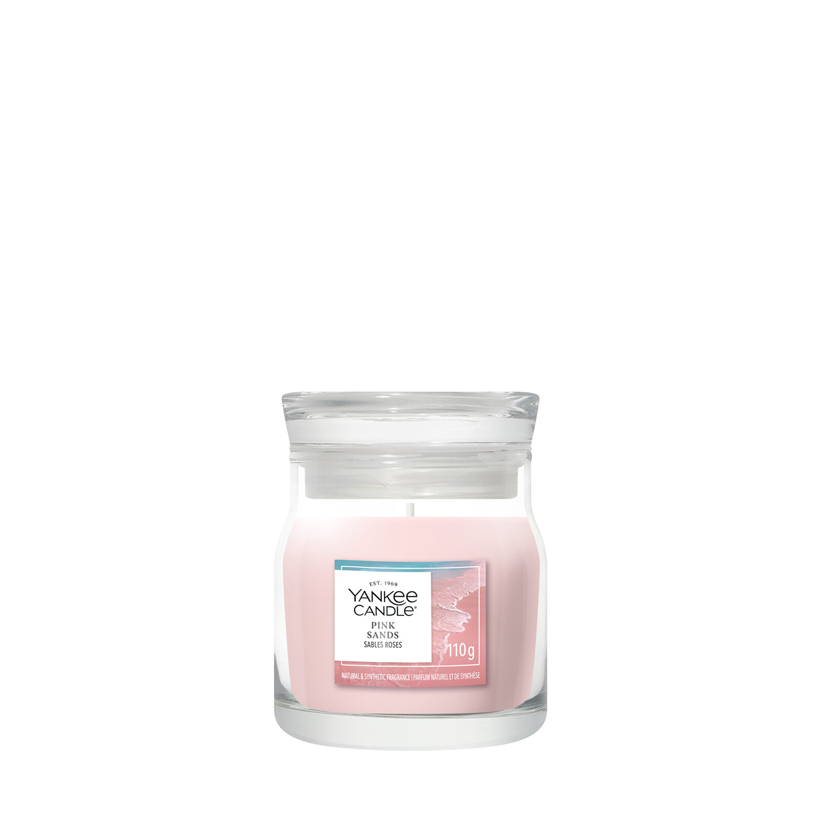 Yankee Candle Aromatická svíčka Signature sklo malé Pink Sands 110 g