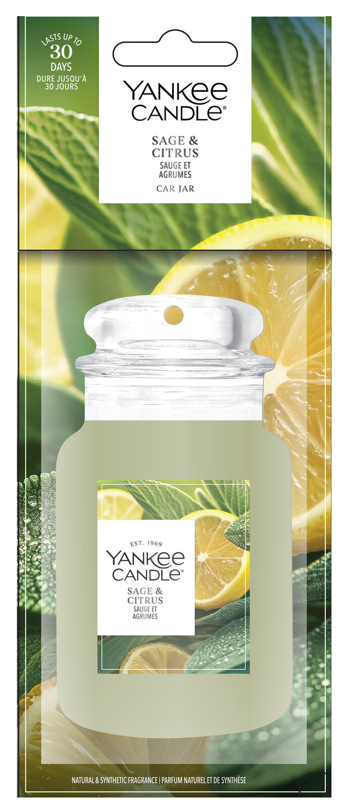 Yankee Candle Papírová visačka Classic Sage & Citrus 1 ks