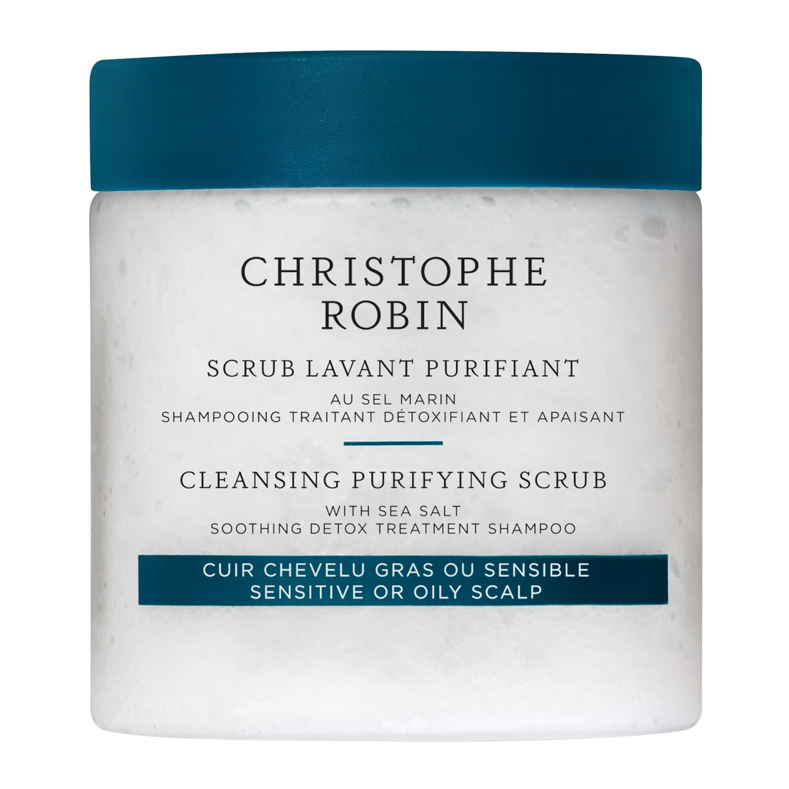 Christophe Robin Čisticí a zklidňující peeling Cleansing Purifying Scrub 250 ml