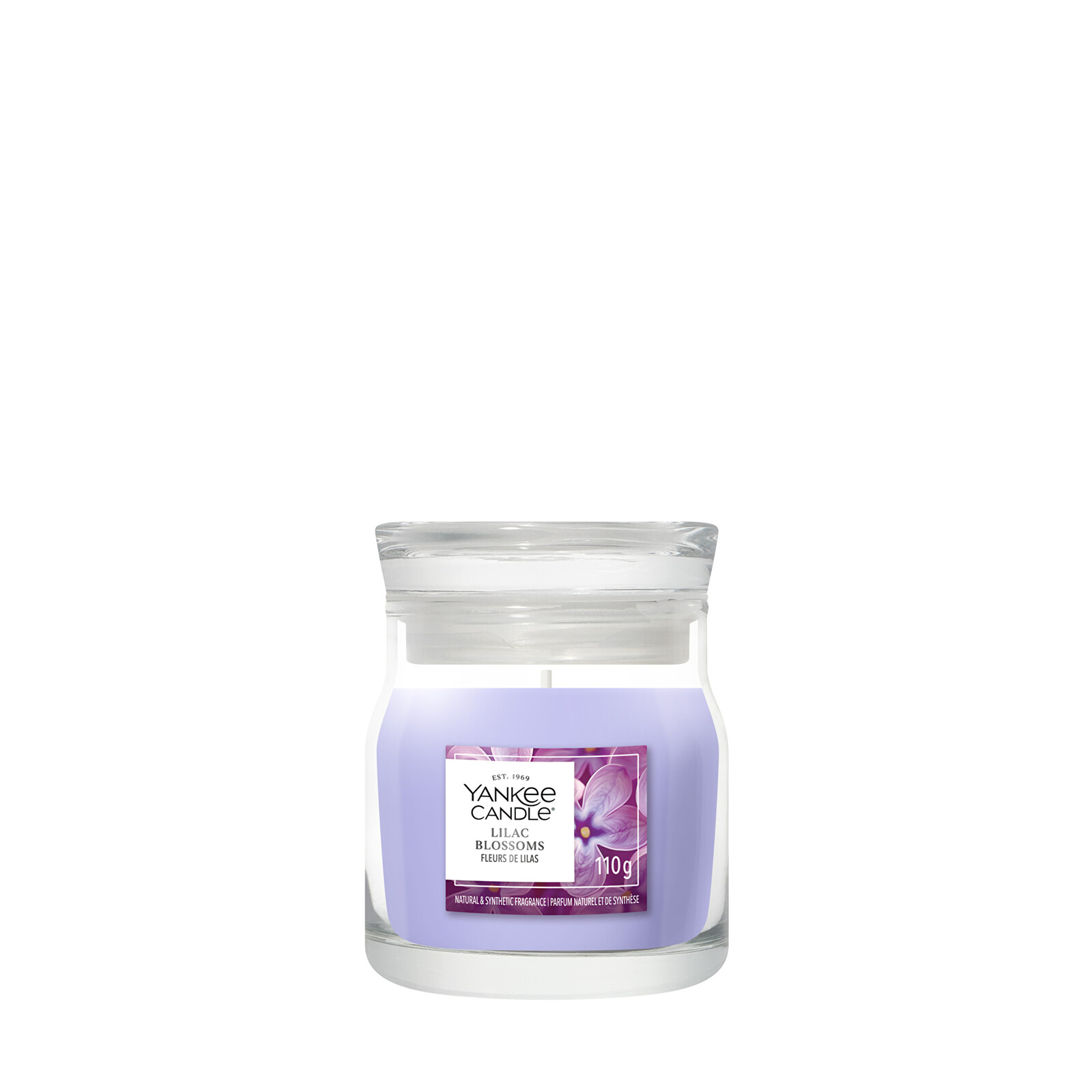 Yankee Candle Aromatická svíčka Signature sklo malé Lilac Blossoms 110 g