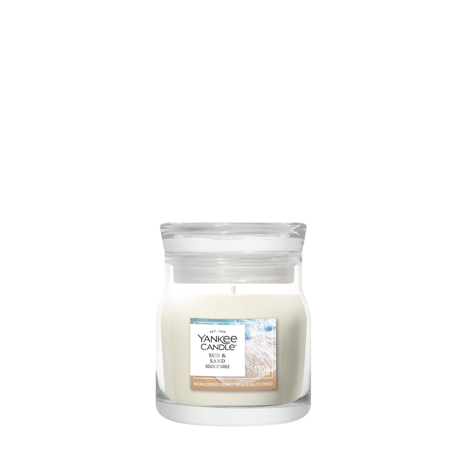 Yankee Candle Aromatická svíčka Signature sklo malé Sun & Sand 110 g