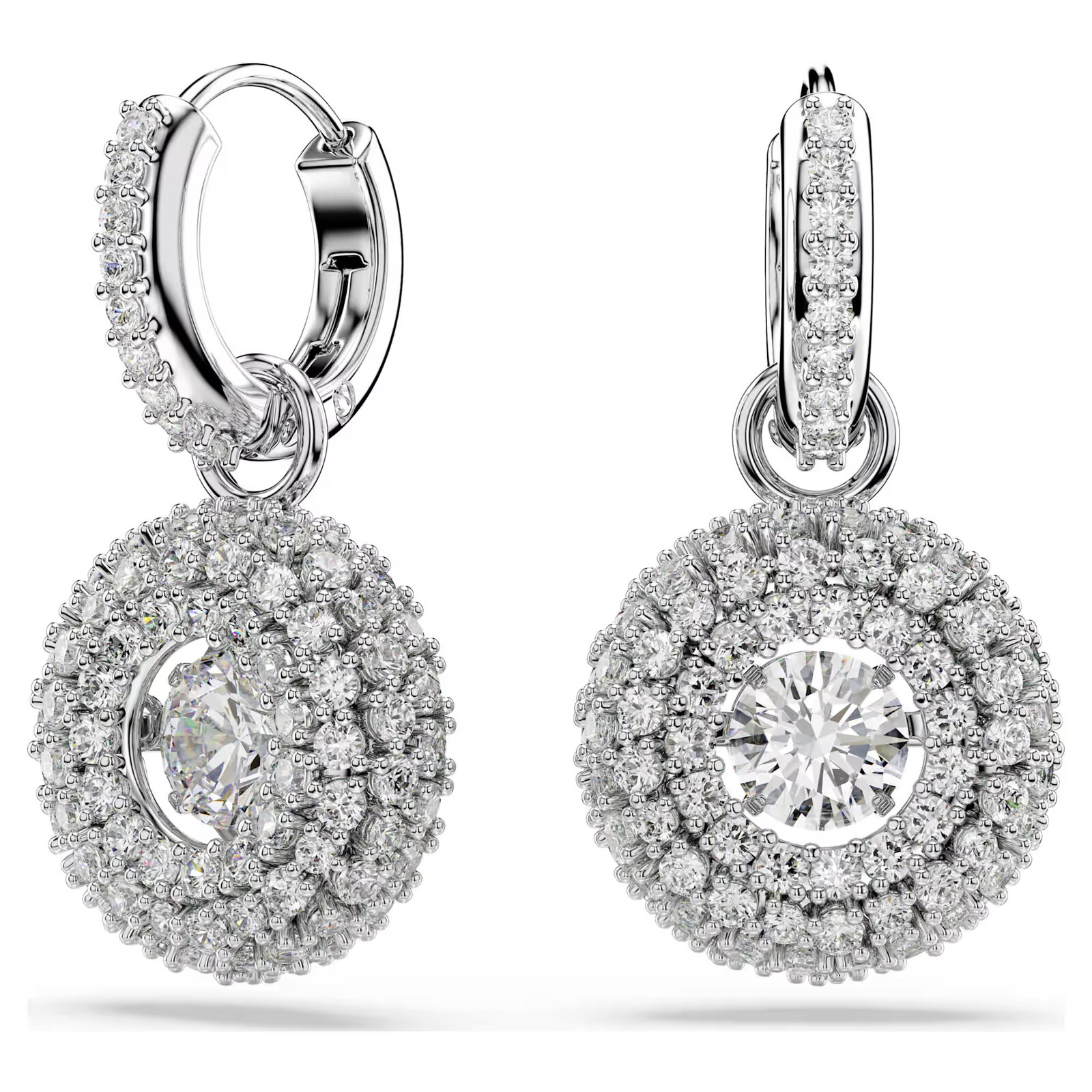 Swarovski Půvabné blyštivé náušnice Sublima 5738193