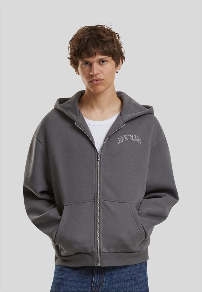 NY Crowned Bear Zip Hoody L