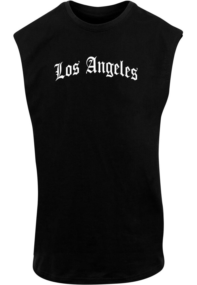 Los Angeles Wording Sleeveless Tee L