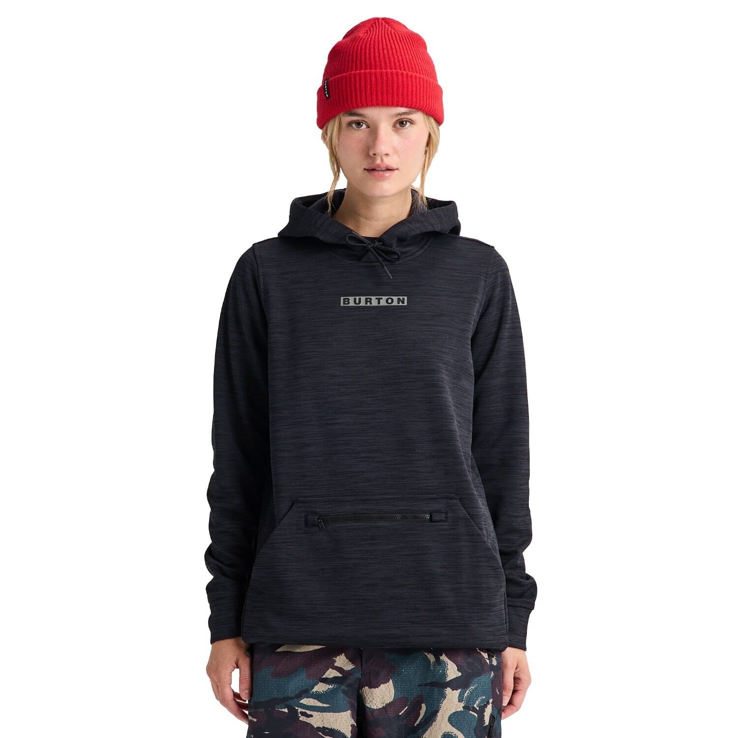Burton Wms Oak Long Hooded Pullover