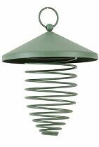 Krmítko venk. SPIRAL na loj.koule kov zelená 11cm Zol