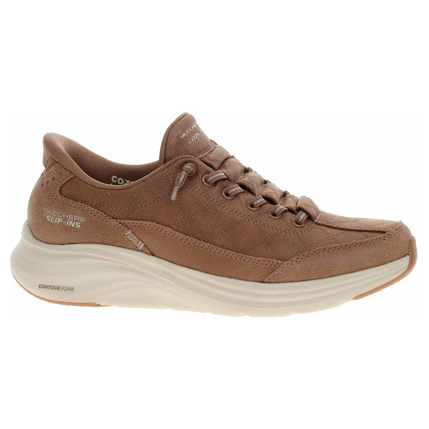 Ecco Skechers Slip-ins: Contour Foam - Cozy Fit Natural Ease chestnut 23101290