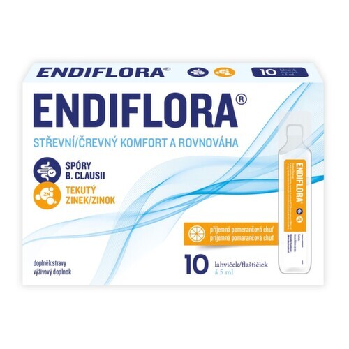 Endiflora střevní komfort a rovnováha 10x5ml