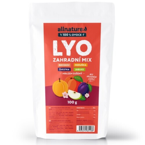 Allnature Zahradní mix Lyo mrazem sušený 100g