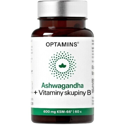OPTAMINS Ashwagandha+Vitaminy skupiny B cps.60