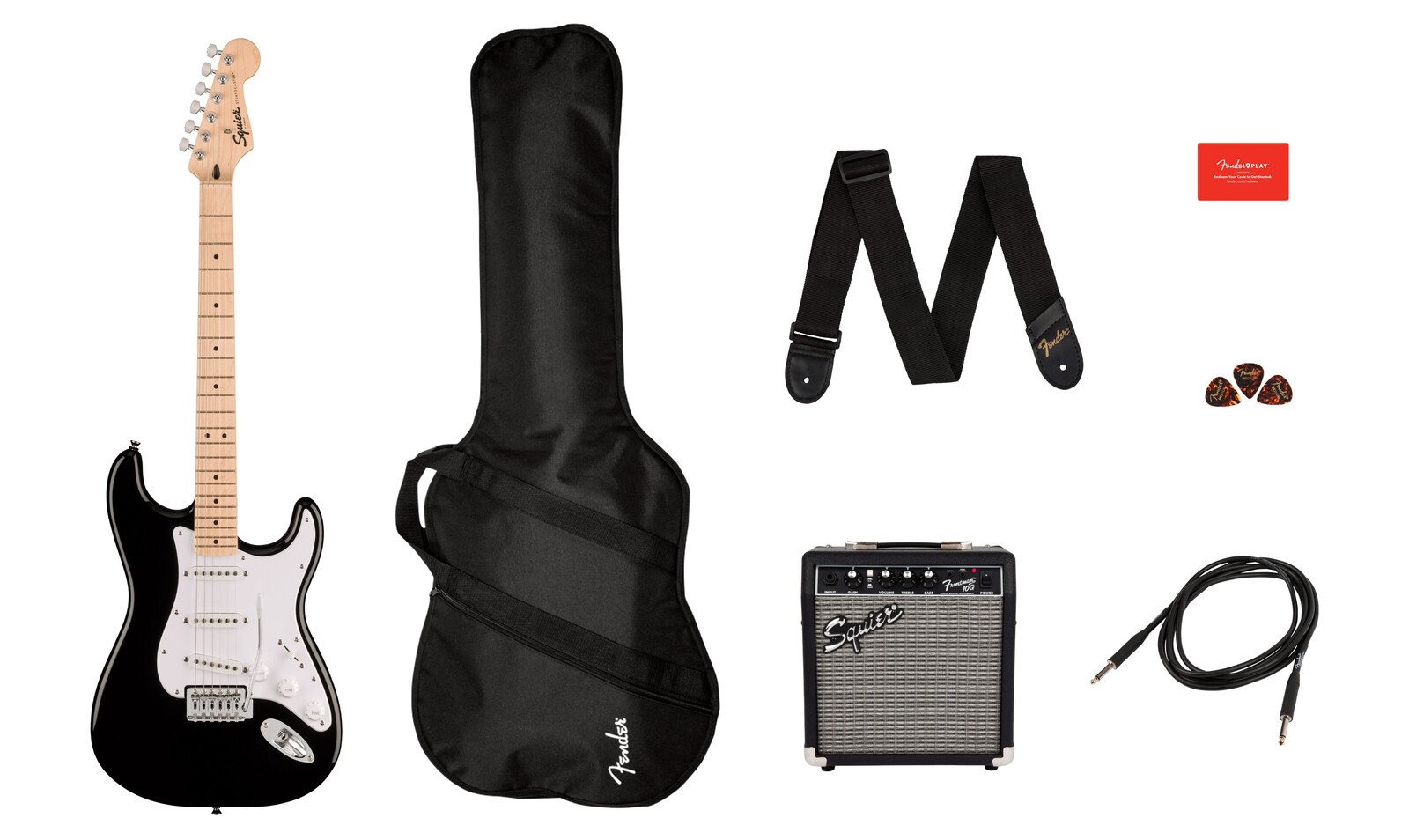 Fender Squier Sonic Stratocaster Pack BLK 10G (rozbalené)