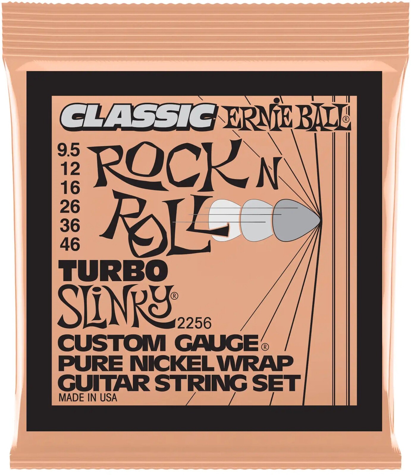 Ernie Ball 2256 Turbo Slinky Classic Rock n Roll