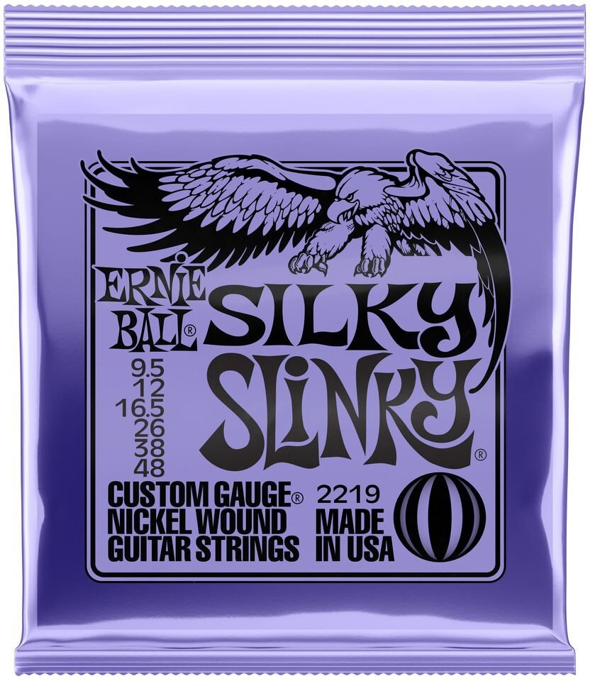 Ernie Ball 2219 Silky Slinky Nickel Wound