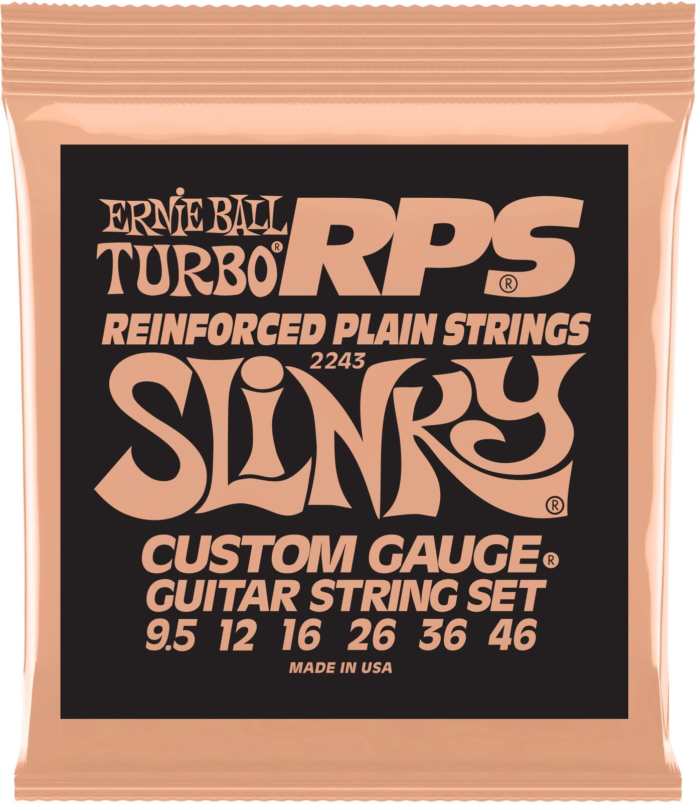 Ernie Ball 2243 Turbo Slinky RPS Nickel Wound