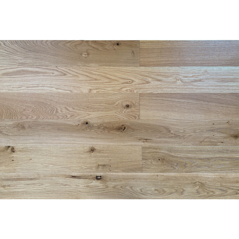 Podlaha dřevěná EkoWood bezbarvý kartáčkovaný 13,5×136×2 130 mm