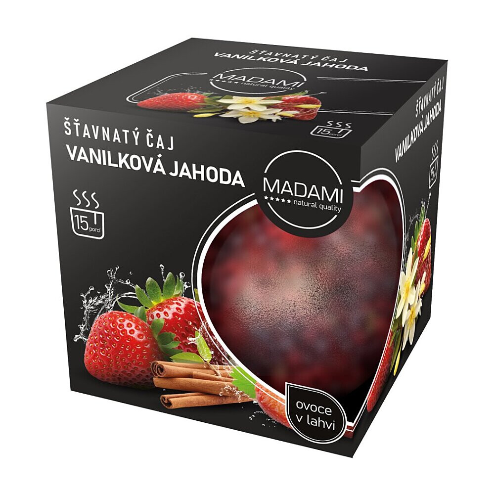 MADAMI Šťavnatý čaj vanilková jahoda 480 g