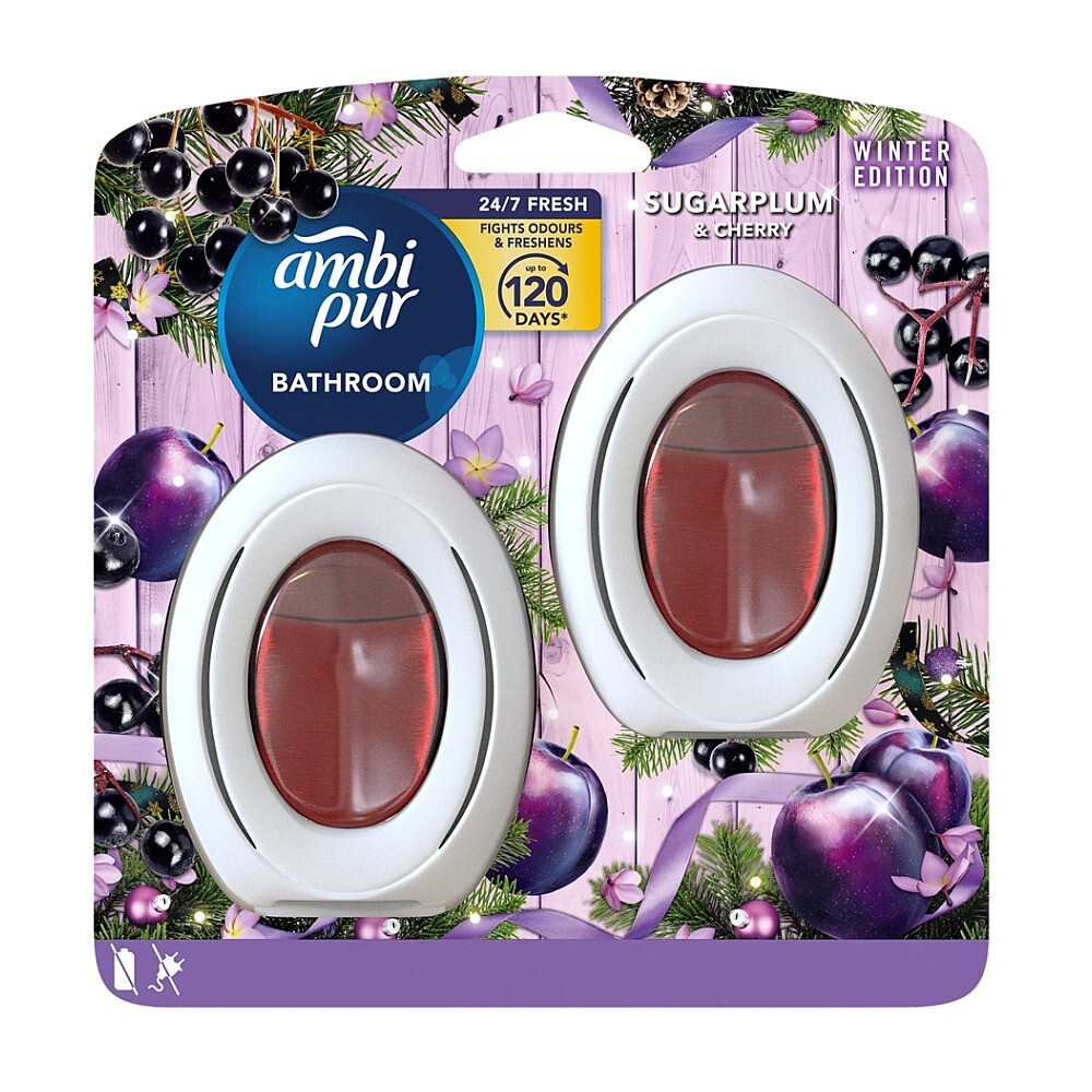 AMBI PUR Bathroom osvěžovač Merlion Sugarplum 2x 8 ml