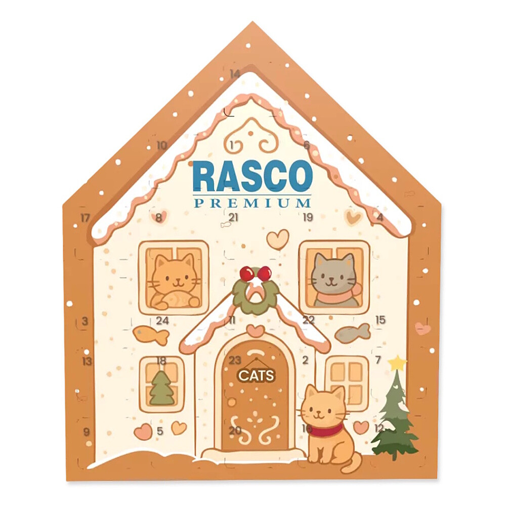 RASCO PREMIUM Kalendář adventní pro kočky 120 gramů