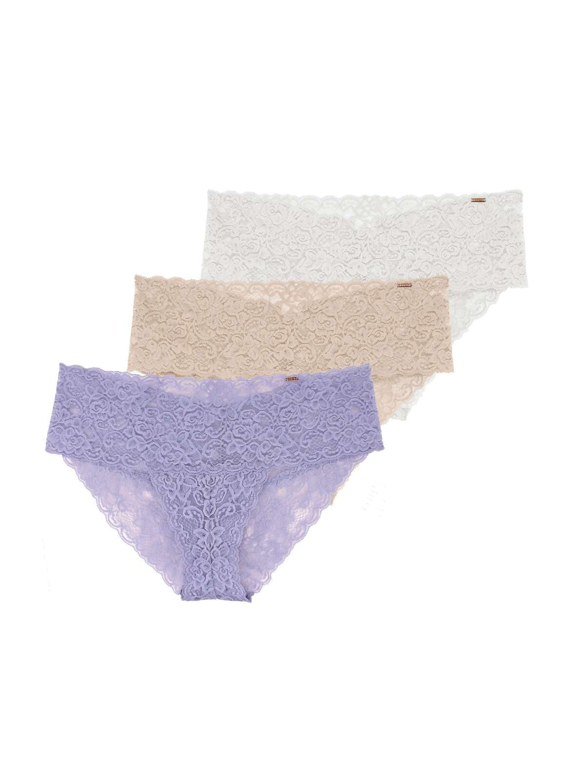 3PACK dámské kalhotky hipster Dorina Lana vícebarevné (D002188LA080-3X0067) 3XL