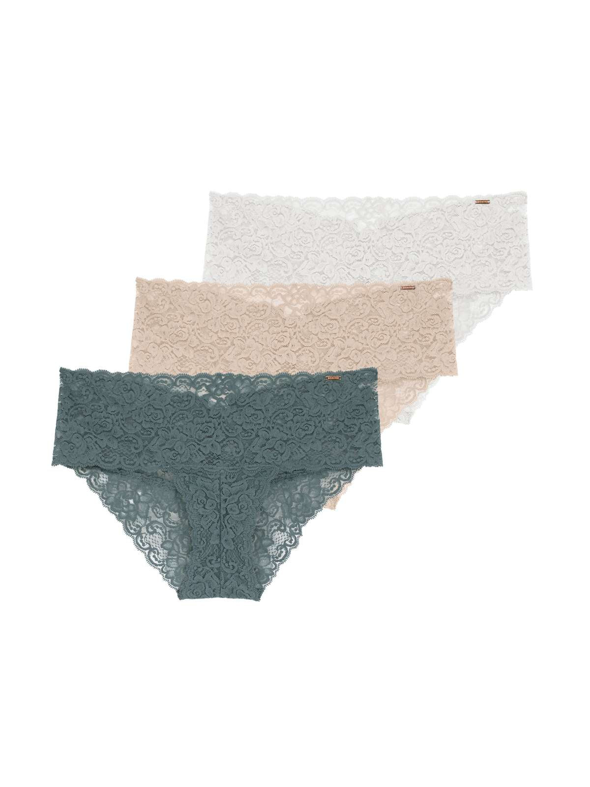 3PACK dámské kalhotky hipster Dorina Lana vícebarevné (D002188LA080-3X0035) XXL