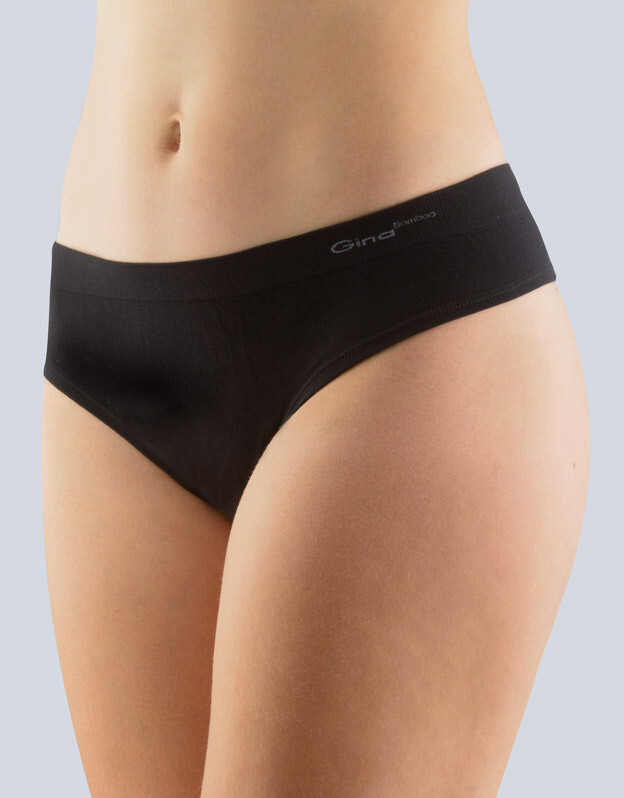 Dámská tanga Gina bambusová černá (04026) M